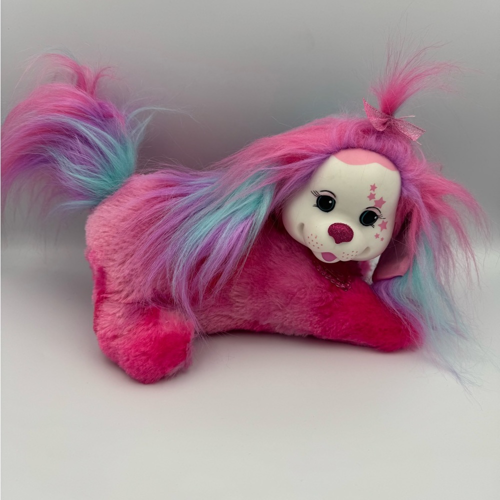 Puppy Surprise Cassie Plush Dog Glitter Stars Ombré Pink‎ Blue Purple Hair RARE